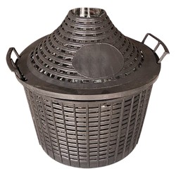 CESTO COPRIDAMIGIANA per damigiane da lt.10 - traforato (PZ 1)