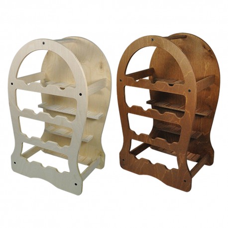 BOTTE PORTABOTTIGLIE 33 pos. - chiaro cm. 61 x 27 x h.96 (PZ 1)