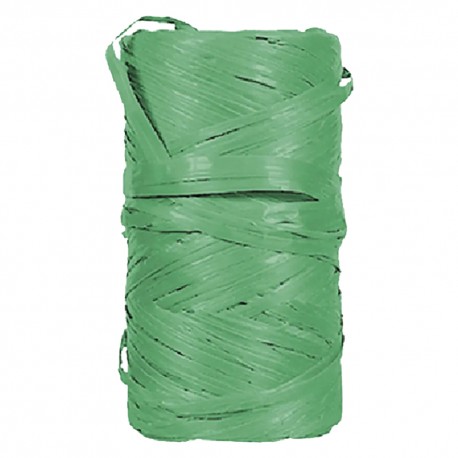 RAFIA SINTETICA A GOMITOLO gr. 500 circa - verde (PZ 1)