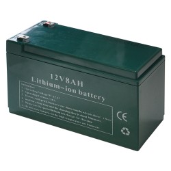 BATTERIA RICAMBIO 12V 8Ah -al litio (PZ 1)