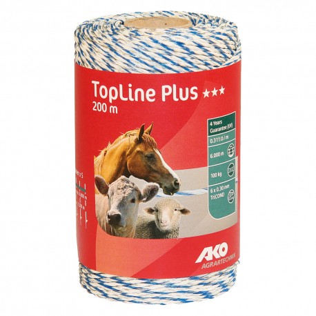 FILO TONDO PER RECINTO mt 200 - bianco/blu (RT 1)