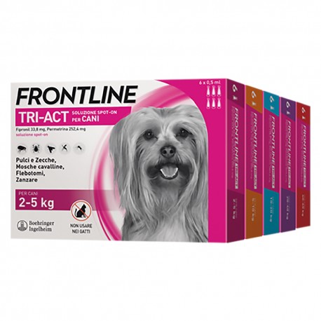 ANTIPARASSITARIO 'FRONTLINE TRI-ACT' cani 40/60 kg - 6 pipette ml 6 (CF 1)