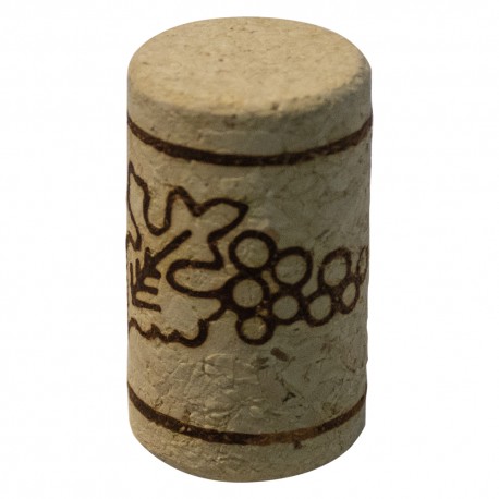 TAPPO PER VINO SEMISINTETICO 'TECNOCORK' mm 24 x 42 supercork cf. 100 pz (CF 1)