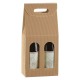 SCATOLA PORTABOTTIGLIE IN CARTONE per 3 bottiglie - cm 24 x 8 x h.48 (PZ 1)