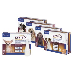 ANTIPARASSITARIO 'EFFITIX' 'Cane Small' da 4 a 10 kg - 4 pipette ml 1,1 (CF 1)