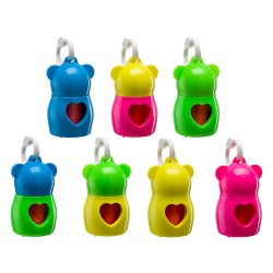 CONTENITORE SACCHETTI RACCOLTA FECI ANIMALI 'DUDU' cm 5,5 x h.9 (PZ 5)