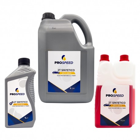 OLIO PER MISCELA 2T SINTETICO Lt. 1 - con dosatore graduato (PZ 12)