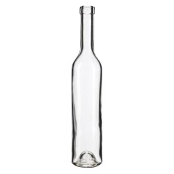 BOTTIGLIA IN VETRO PER DISTILLATI 'BORDOLESE' 500 ml - colore bianco (PZ 24)