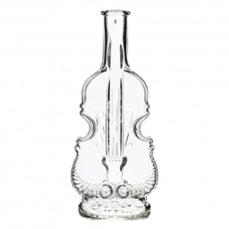 BOTTIGLIA IN VETRO PER DISTILLATI 'VIOLINO' 500 ml -tappo filettato Ã˜ 18,5 mm (PZ 18)