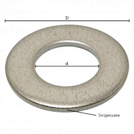 RONDELLA PIANA COMUNE M 12 - 2,7 x 24 x 13 mm (C% 5)