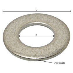 RONDELLA PIANA COMUNE M 22 - 3,3 x 39 x 23 mm (C% 1)