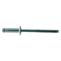 RIVETTO A STRAPPO IN ALLUMINIO 4,8 x 12 cf. 100 pz (CF 10)