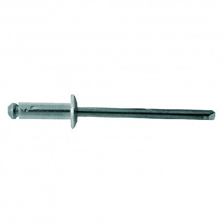 RIVETTO A STRAPPO IN ALLUMINIO 4,8 x 12 cf. 100 pz (CF 10)