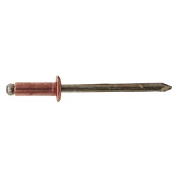 RIVETTO A STRAPPO 'RAME' 3,0 x 7 cf. 100 pz (CF 10)