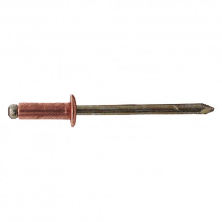 RIVETTO A STRAPPO 'RAME' 3,0 x 9 cf. 100 pz (CF 10)