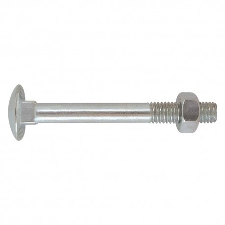 BULLONE ZINCATO TESTA TONDA T.T.Q.S.T.D.E. 10 x 60 (C% 1)