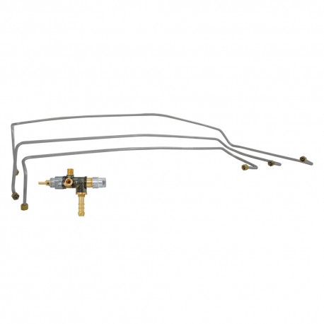 TUBO ALLUMINIO CON RUBINETTO VALVOLATO per stufa a gas (CF 1)