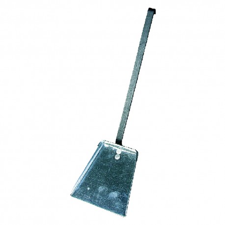 PALETTA PER CAMINO IN LAMIERA cm 12 x 16 - lunghezza totale cm 51 (PZ 10)