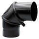GOMITO IN ACCIAIO ORIENTABILE Ã¸ cm 13 - 90Â° (PZ 1)