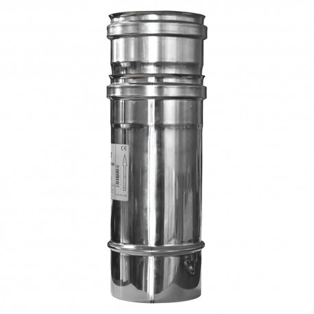 TUBO TELESCOPICO PER CANNA FUMARIA Ã¸ cm 20 (PZ 1)