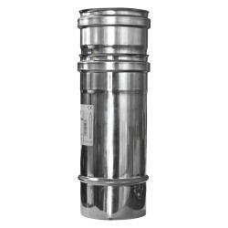 TUBO TELESCOPICO PER CANNA FUMARIA Ã¸ cm 25 (PZ 1)