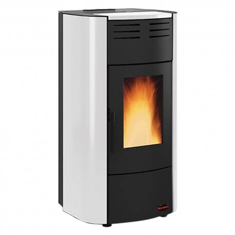 TERMOSTUFA A PELLET 'RAFFAELLA IDRO H15' 18,1 kW - colore bianco (PZ 1)