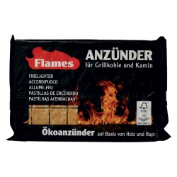 ACCENDIFUOCO ECOLOGICO 'FLAMES' 32 cubi (PZ 12)