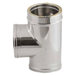 RACCORDO DOPPIA PARETE A 'T' 90Â° Ã¸ cm 8/13 (PZ 1)