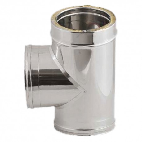 RACCORDO DOPPIA PARETE A 'T' 90Â° Ã¸ cm 25/30 (PZ 1)