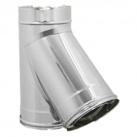 RACCORDO DOPPIA PARETE A 'Y' 135Â° Ã¸ cm 20/25 (PZ 1)