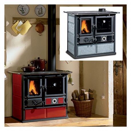 TERMOCUCINA A LEGNA 'TERMOROSA DSA 4.0' Colore petra naturale (PZ 1)