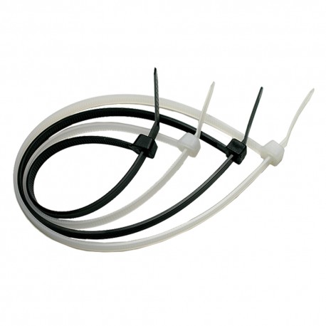 FASCETTA A STRAPPO PER CABLAGGIO mm 4,8 x 430 pz 100 - nero (CF 1)