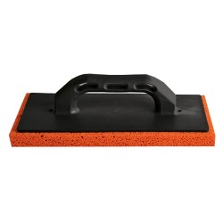 FRATTONE IN GOMMA SPUGNA cm 14 x 28 - gomma arancione (dens. media) (PZ 1)