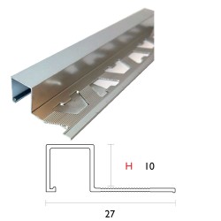 PROFILO JOLLY PER PIASTRELLE mm 10 H.cm 250 lucido (PZ 15)