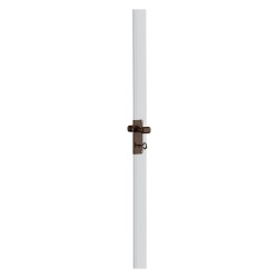 PORTA MANIGLIA CON DOGA PLASTICA colore marrone noce (PZ 1)