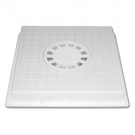 CHIUSINO CON SIFONE CENTRALE cm 30 x 30 (PZ 1)