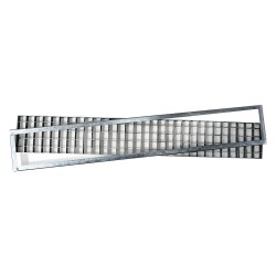 GRIGLIA RETTANGOLARE cm 40 x 100 (L x L) (PZ 1)
