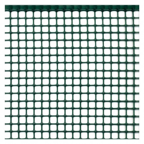 RETE DI PROTEZIONE PER BALCONI 'QUADRANET' mt. 1 x 5 - (maglia 10 x 10 mm) colore verde (RT 1)