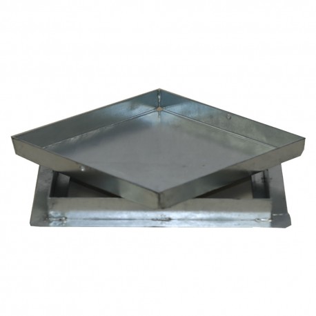 SIGILLO PORTAPAVIMENTO 'TIPO PESANTE' cm 20 x 20 - luce cm 15,6 x 15,6 - telaio h.5 cm (PZ 1)