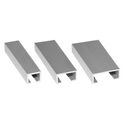 LISTELLO DI RIFINITURA PIATTO mm 10 x 8 - finitura lucida (PZ 5)