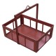 CESTA PORTAMATTONI 50x50xH25x H. tot.62 manico fisso (PZ 1)