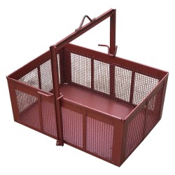 CESTA PORTAMATTONI 50 x 75 x H 30 x H. tot.62 manico ribaltabile (PZ 1)