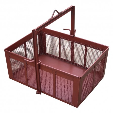 CESTA PORTAMATTONI 50 x 75 x H 30 x H. tot.62 manico ribaltabile (PZ 1)