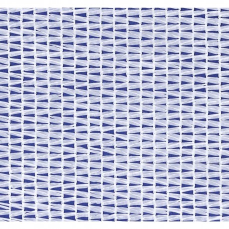 RETE DI PROTEZIONE PER PONTEGGI mt 1,8 x 10 - in bandelle bianche (RT 15)