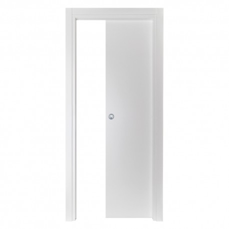 PORTA SCORREVOLE 'GINEVRA' cm 60 x 210 (68 x 214) - col. micro bianco (PZ 1)