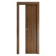 PORTA SCORREVOLE 'GINEVRA' cm 70 x 210 (78 x 214) - col. micro noce (PZ 1)