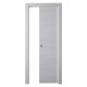 PORTA SCORREVOLE 'GINEVRA' cm 60 x 210 (68 x 214) - col. acero neve (PZ 1)