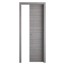 PORTA SCORREVOLE 'GINEVRA' cm 70 x 210 (78 x 214) - col. micro grigio (PZ 1)