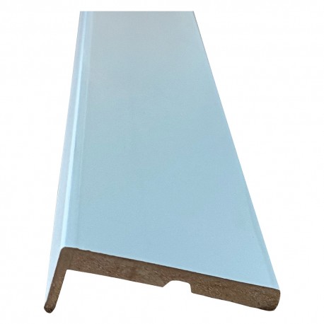 COPRIPROFILO LAMINATO LISCIO col. micro bianco (PZ 1)