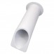 GOCCIOLATOIO PER TERRAZZI cm 8 x 30 chiuso - col.bianco (PZ 1)
